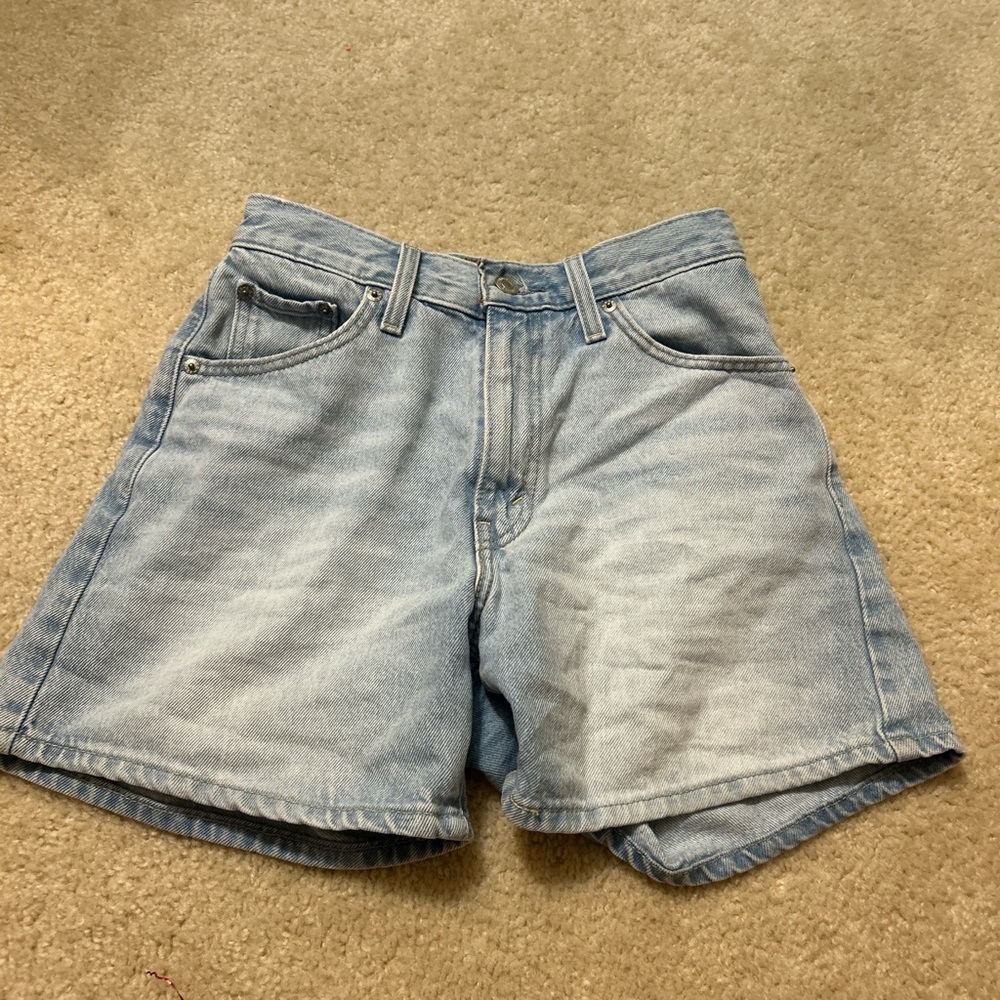 Levi's Light Blue Jean Shorts